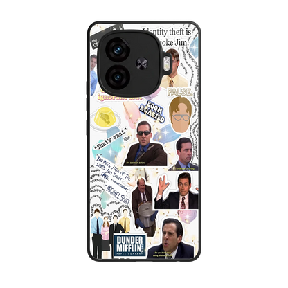 Office Mix back phone cover | glass case for iqoo neo 10r 5g