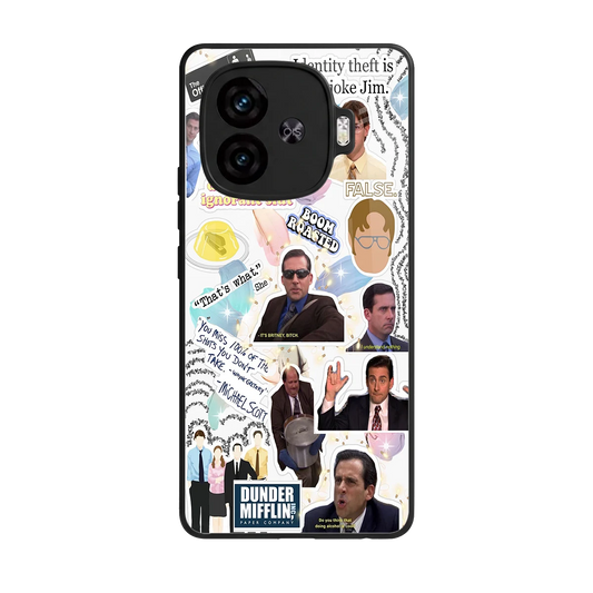 Office Mix back phone cover | glass case for iqoo neo 10r 5g