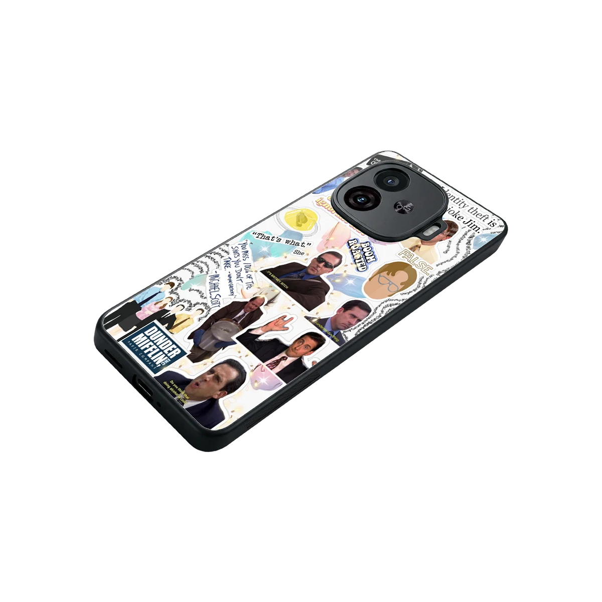 Office Mix stylish phone case for iqoo neo 10r 5g | glossy glass and slim fit