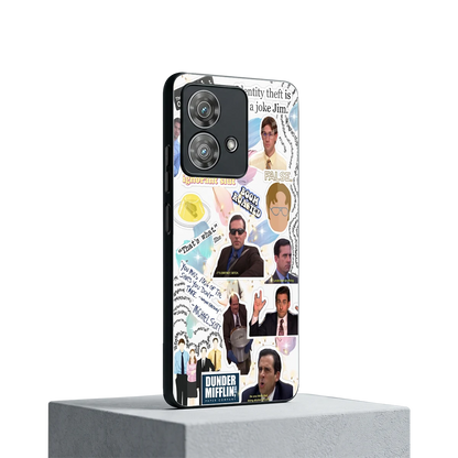 Office Mix motorola edge 40 neo 5g mobile cover | shockproof glass phone case