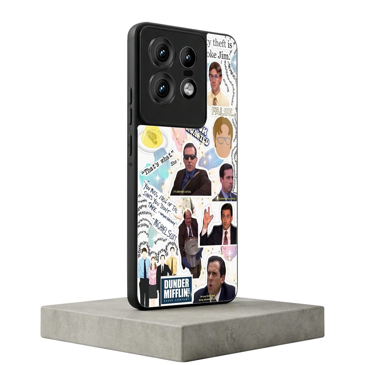 Office Mix motorola edge 50 pro mobile cover | shockproof glass phone case