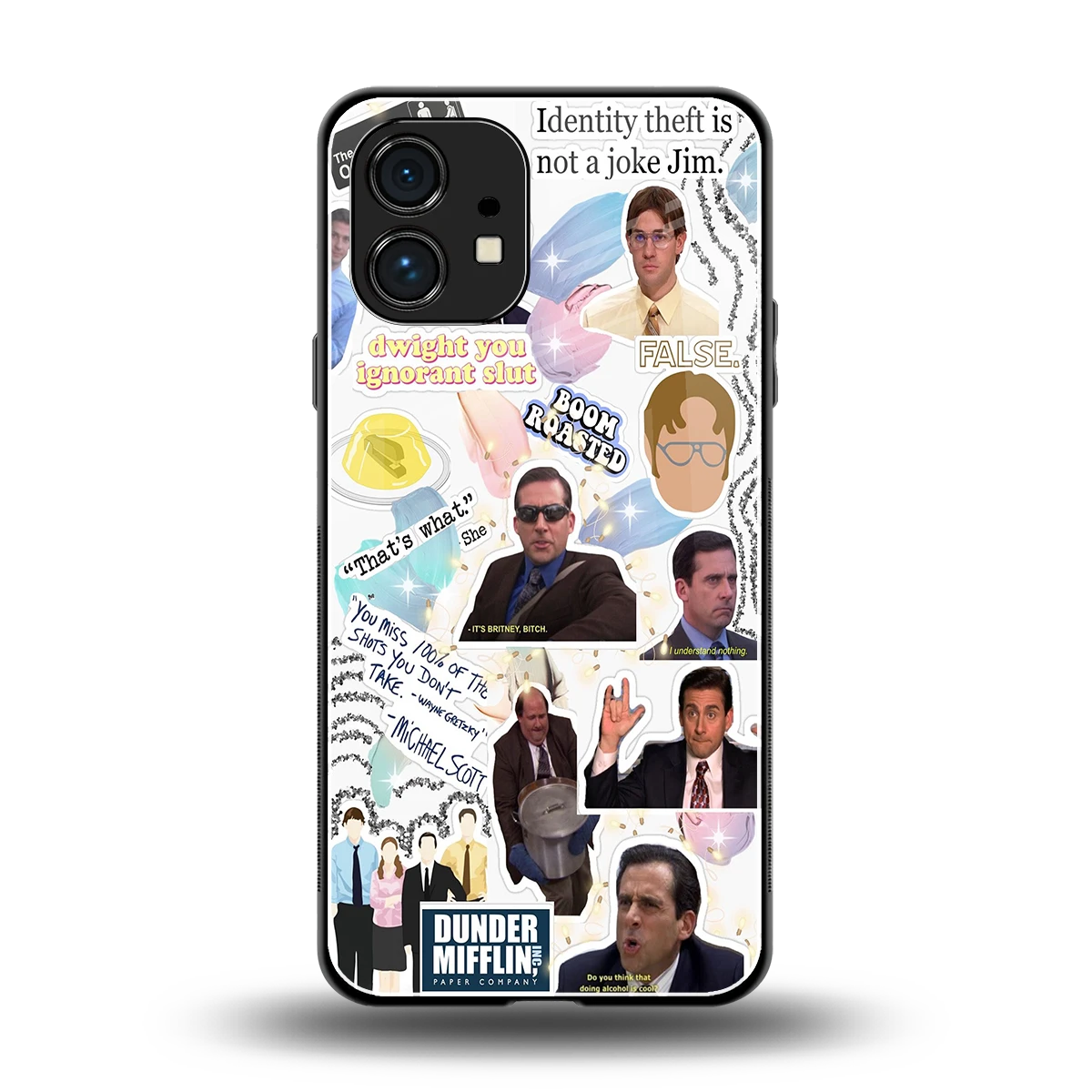 Office Mix back phone cover | glass case for nothing phone 1