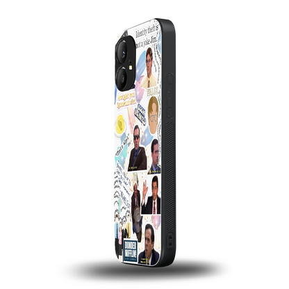 Office Mix nothing phone 1 mobile cover | shockproof glass phone case