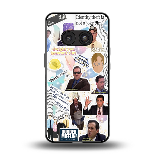 Office Mix back phone cover | glass case for nothing phone 2a