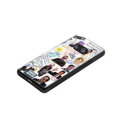 Office Mix stylish phone case for nothing phone 2a | glossy glass and slim fit