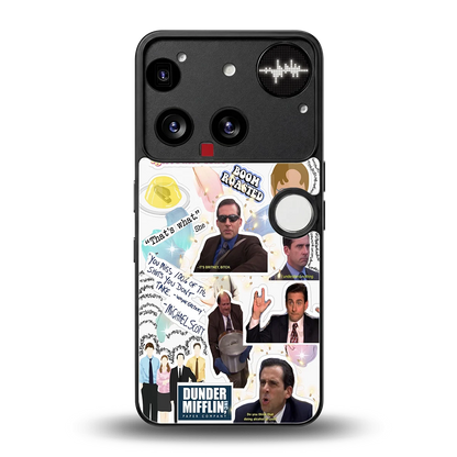 Office Mix back phone cover | glass case for nothing phone 3
