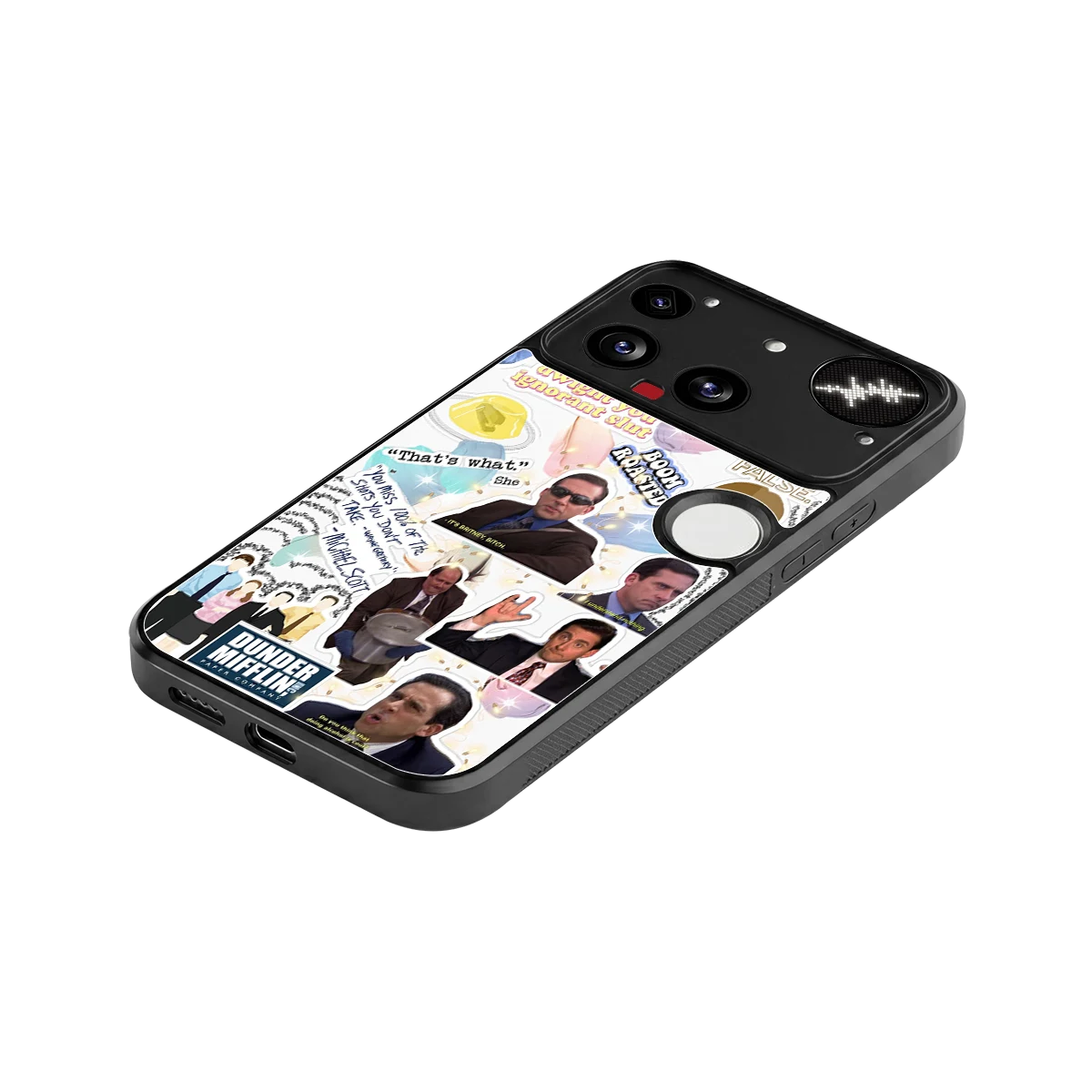 Office Mix stylish phone case for nothing phone 3 | glossy glass and slim fit