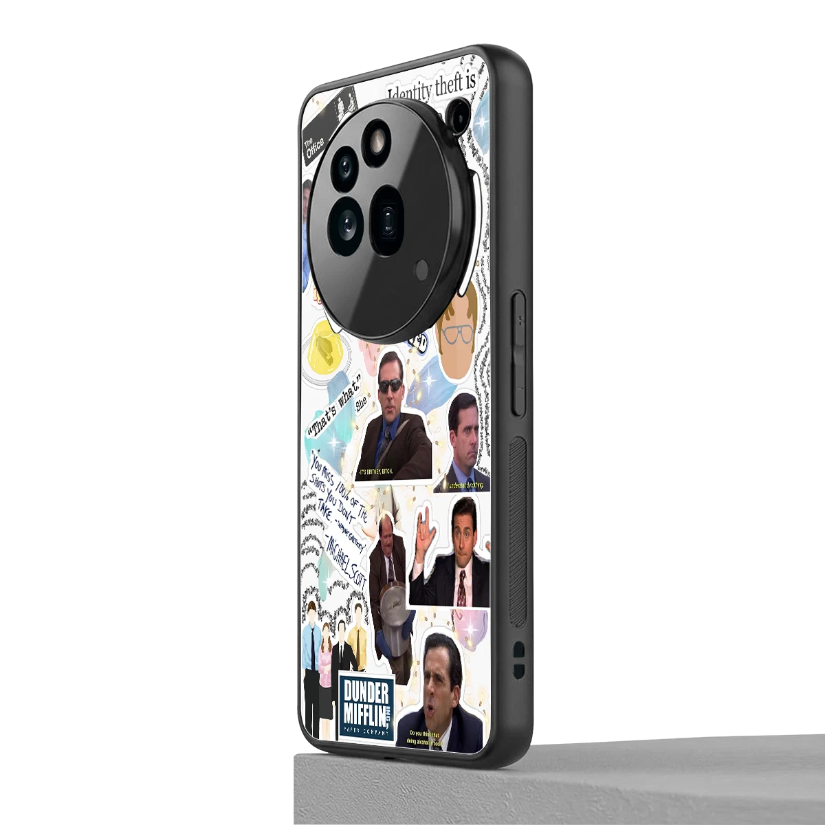 Office Mix nothing phone 3a pro mobile cover | shockproof glass phone case