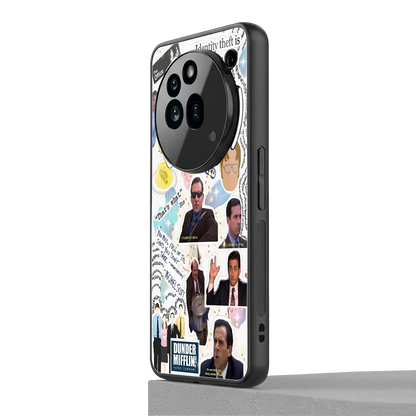 Office Mix nothing phone 3a pro mobile cover | shockproof glass phone case