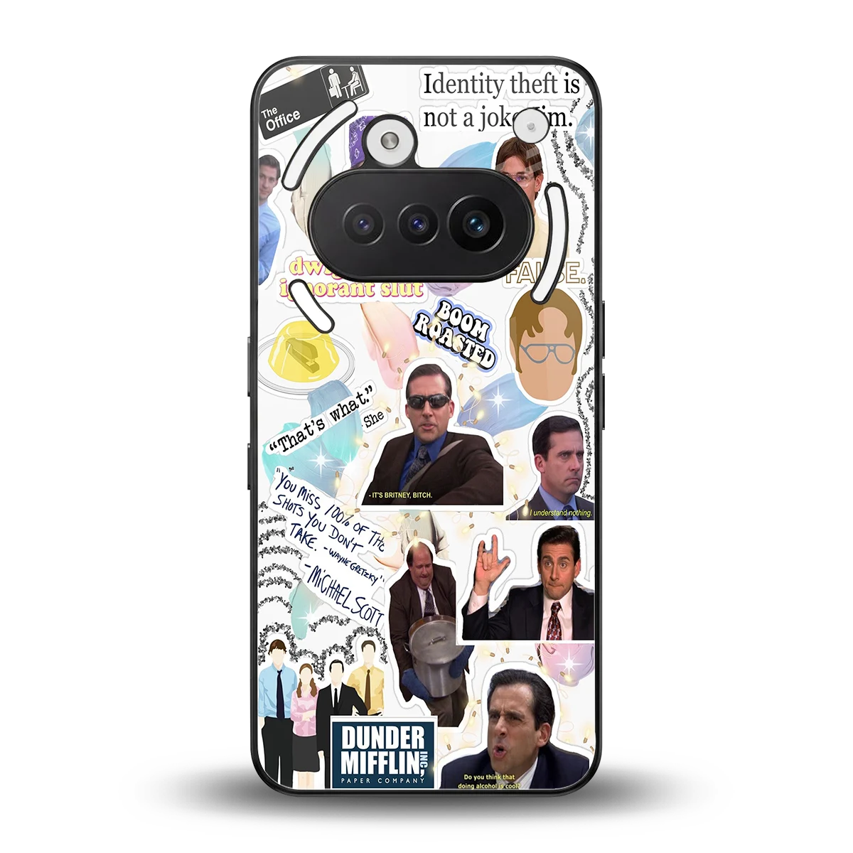Office Mix back phone cover | glass case for nothing phone 3a