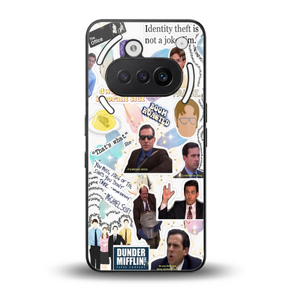 Office Mix back phone cover | glass case for nothing phone 3a