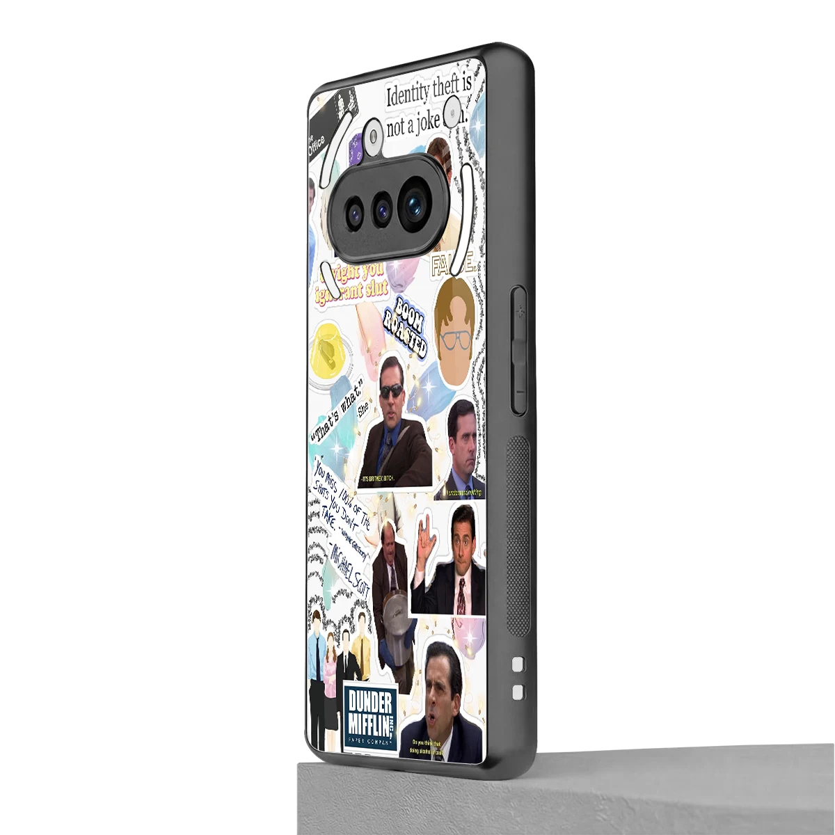 Office Mix nothing phone 3a mobile cover | shockproof glass phone case