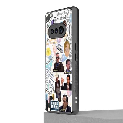 Office Mix nothing phone 3a mobile cover | shockproof glass phone case