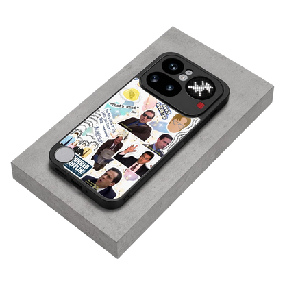 Office Mix stylish phone case for nothing phone 4a pro | glossy glass and slim fit