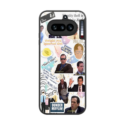 Office Mix back phone cover | glass case for nothing phone 4a