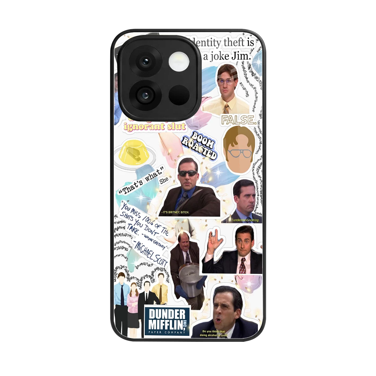 Office Mix back phone cover | glass case for oneplus 13s