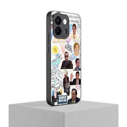 Office Mix oneplus 13s mobile cover | shockproof glass phone case