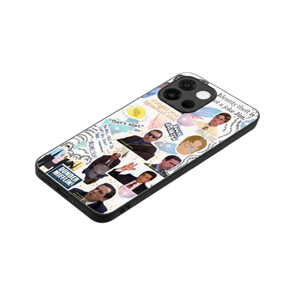 Office Mix stylish phone case for oneplus 13s | glossy glass and slim fit