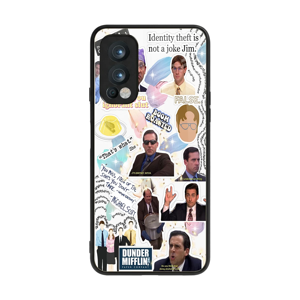 Office Mix back phone cover | glass case for oneplus nord 2