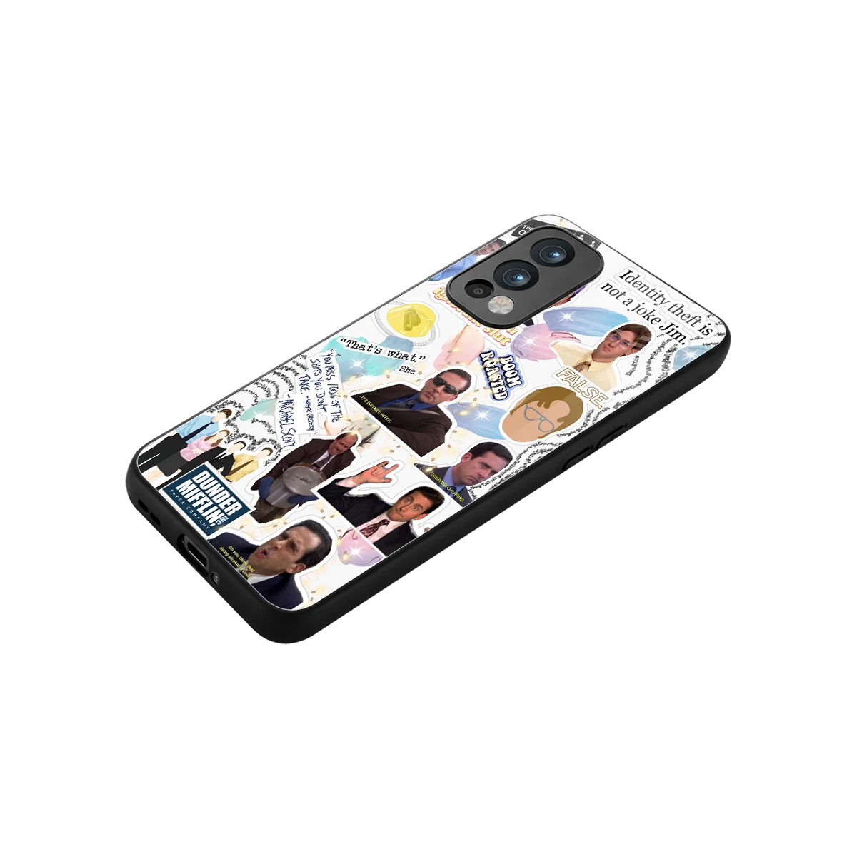 Office Mix stylish phone case for oneplus nord 2 | glossy glass and slim fit