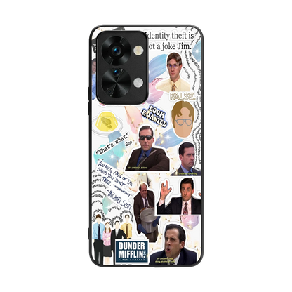 Office Mix back phone cover | glass case for oneplus nord 2t