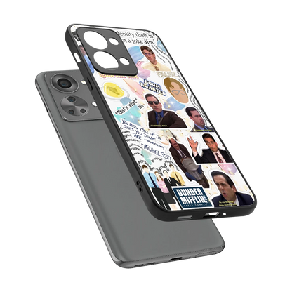 Office Mix sleek oneplus nord 2t cover with tempered glass back and TPU edges