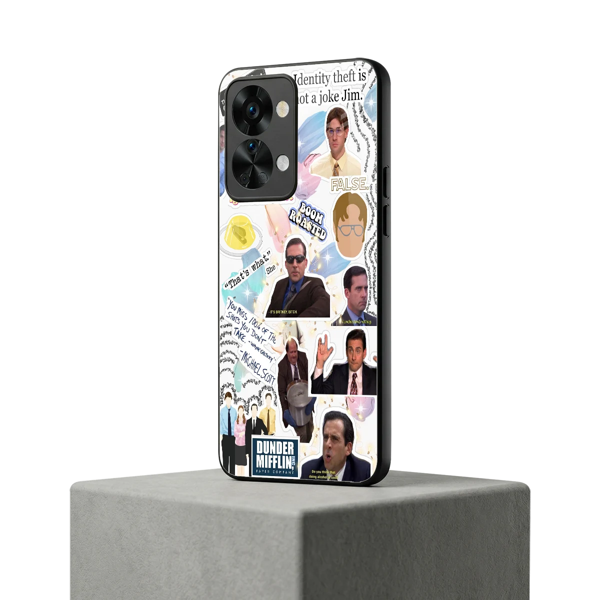 Office Mix oneplus nord 2t mobile cover | shockproof glass phone case