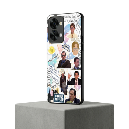 Office Mix oneplus nord 2t mobile cover | shockproof glass phone case