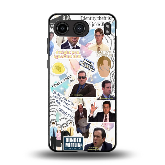 Office Mix back phone cover | glass case for oneplus nord 4