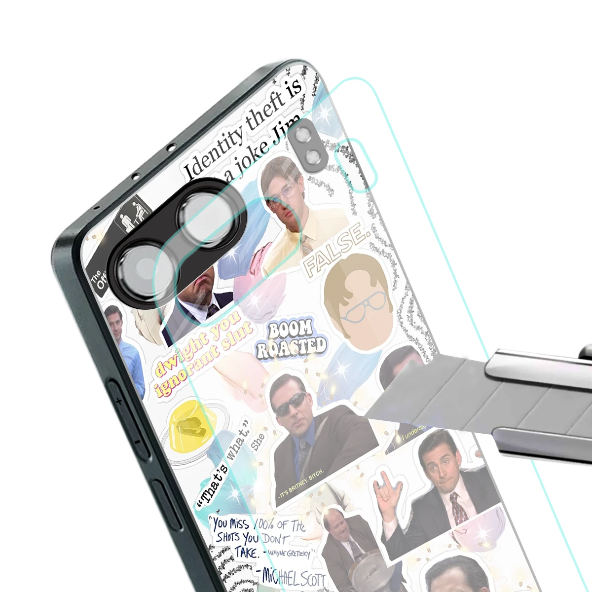 Office Mix stylish phone case for oneplus nord 4 | glossy glass and slim fit