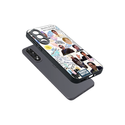 Office Mix sleek oneplus nord 5 cover with tempered glass back and TPU edges