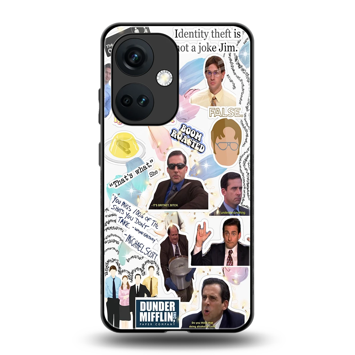 Office Mix back phone cover | glass case for oneplus nord ce 3