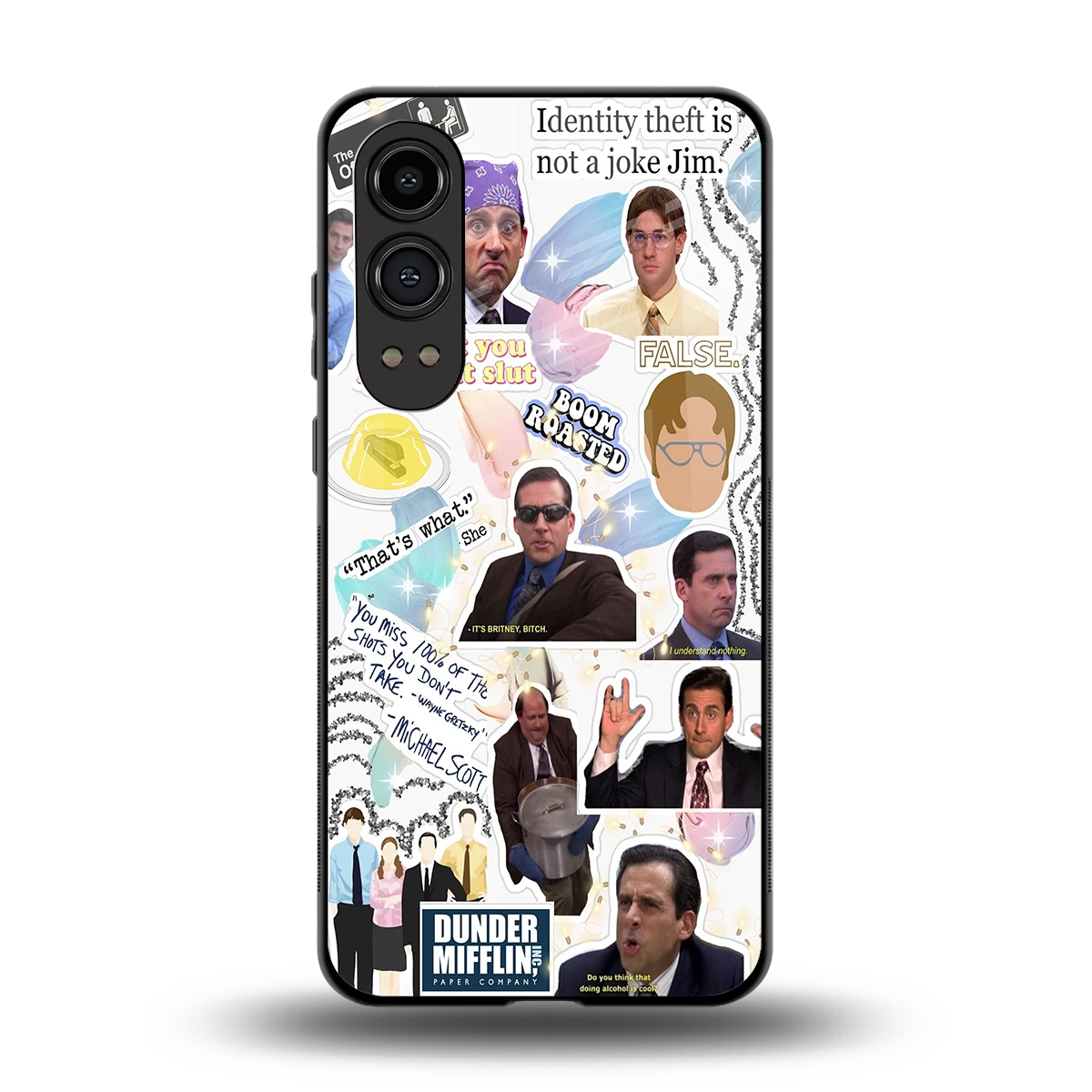 Office Mix back phone cover | glass case for oneplus nord ce 4 lite