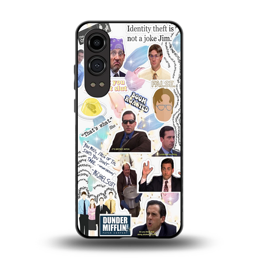 Office Mix back phone cover | glass case for oneplus nord ce 4 lite