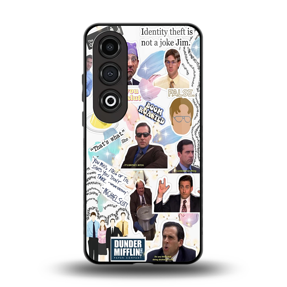 Office Mix back phone cover | glass case for oneplus nord ce 4