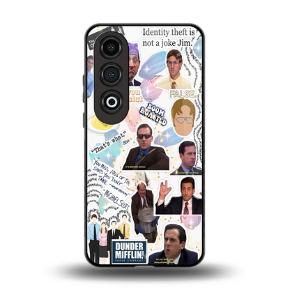 Office Mix back phone cover | glass case for oneplus nord ce 4