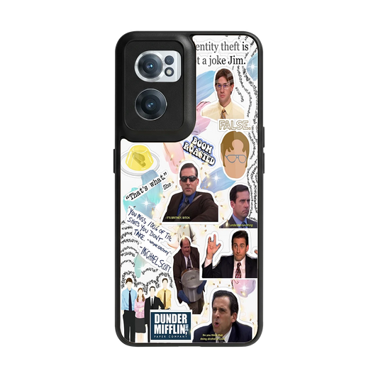 Office Mix back phone cover | glass case for oneplus nord ce 2
