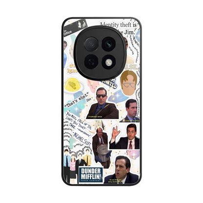 Office Mix back phone cover | glass case for oppo f29 pro 5g
