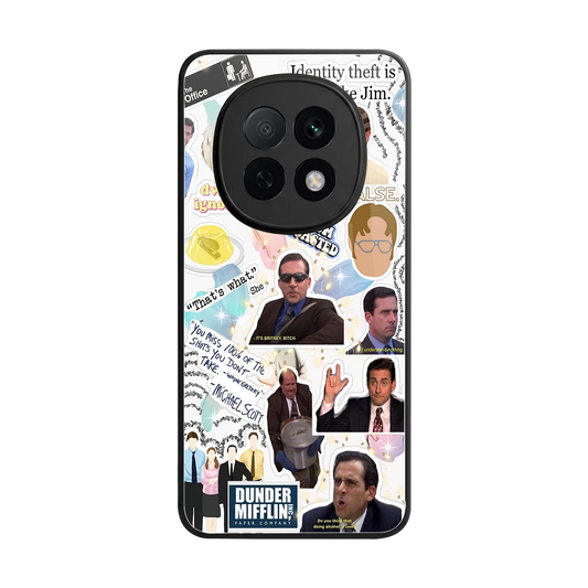 Office Mix back phone cover | glass case for oppo f29 pro 5g