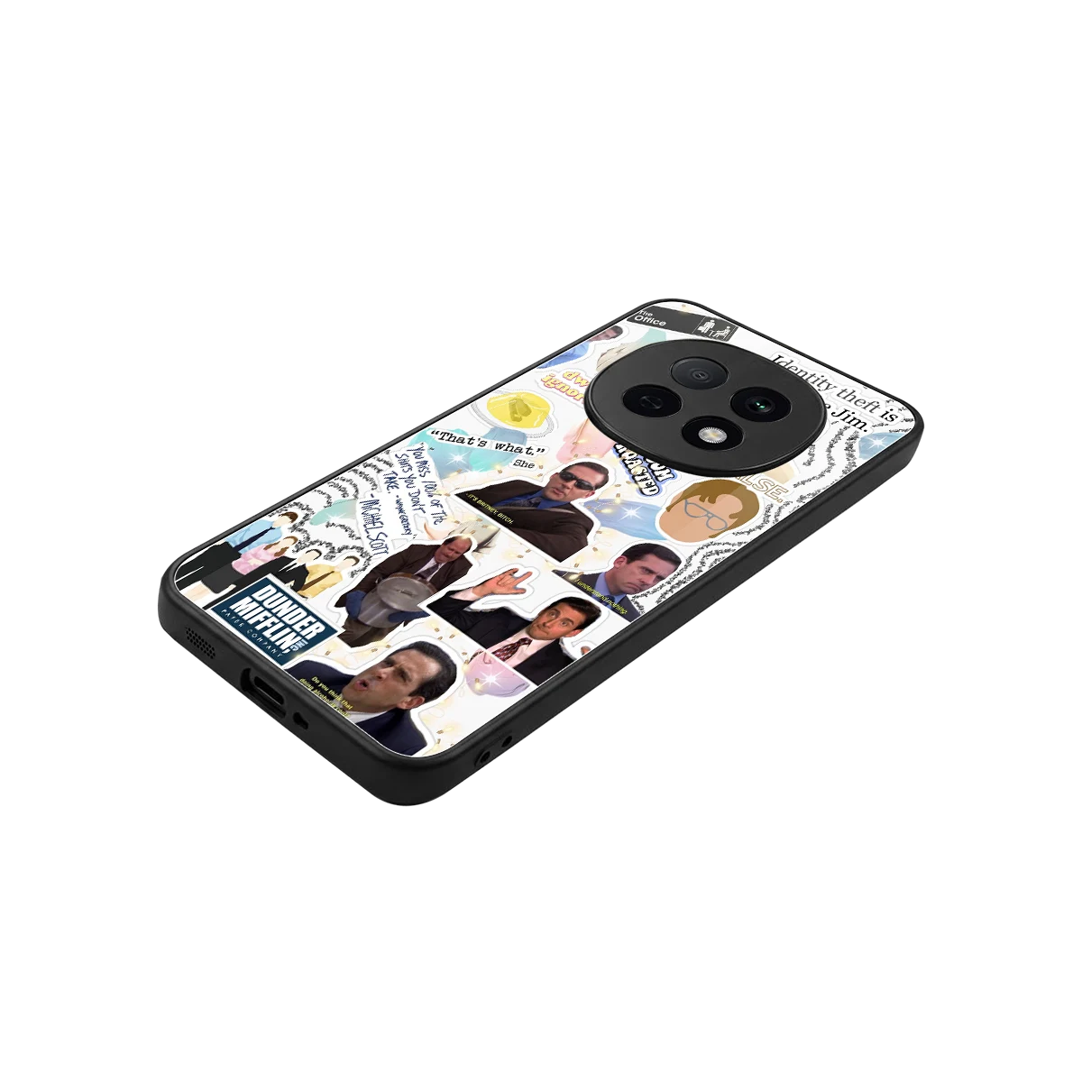 Office Mix stylish phone case for oppo f29 pro 5g | glossy glass and slim fit