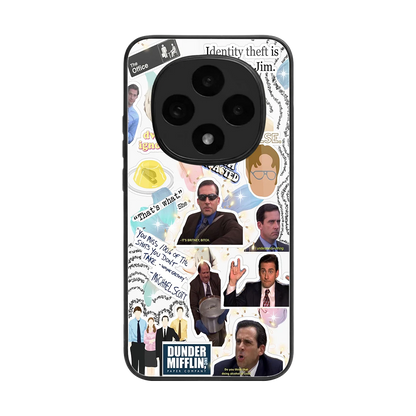 Office Mix back phone cover | glass case for oppo f31 pro 5g