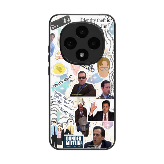 Office Mix back phone cover | glass case for oppo f31 pro 5g