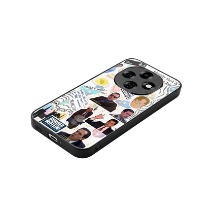 Office Mix stylish phone case for oppo f31 pro 5g | glossy glass and slim fit