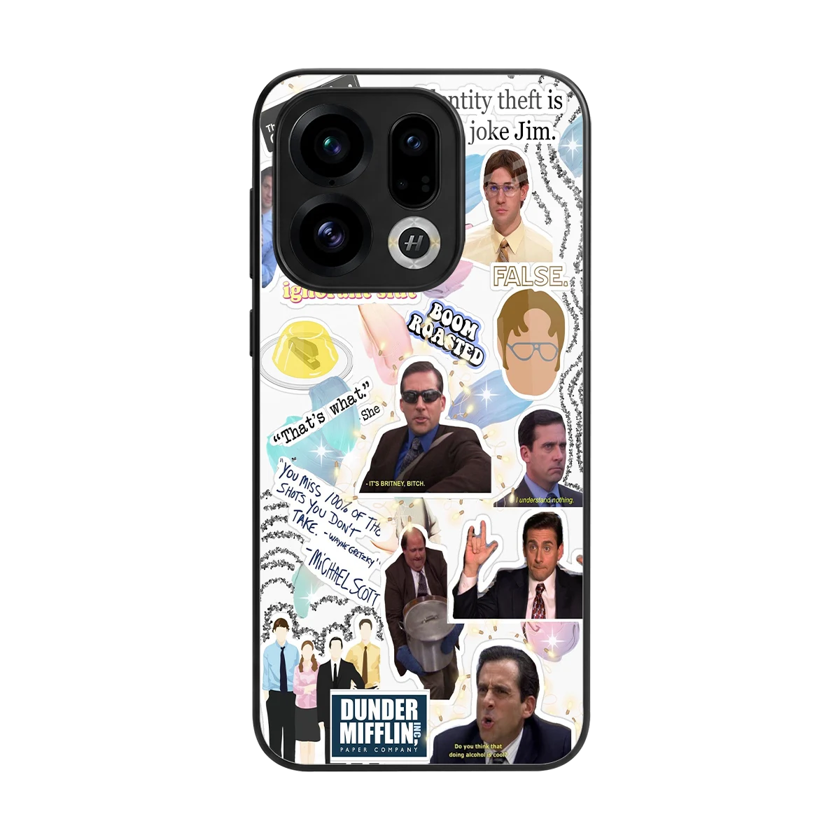 Office Mix back phone cover | glass case for oppo find x9