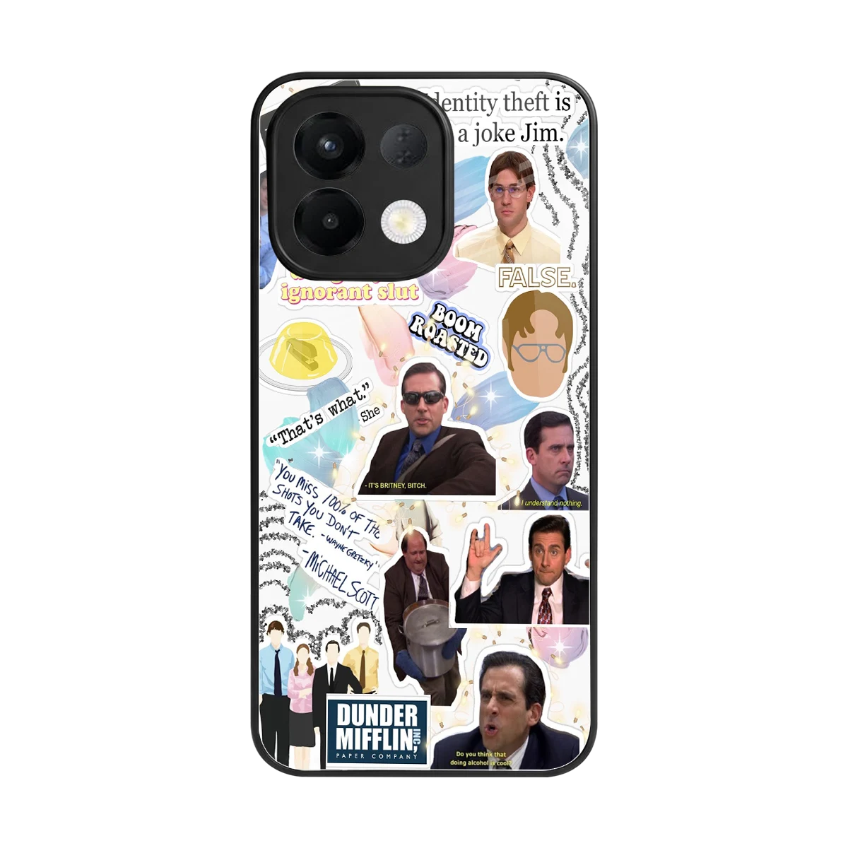 Office Mix back phone cover | glass case for oppo k13 5g