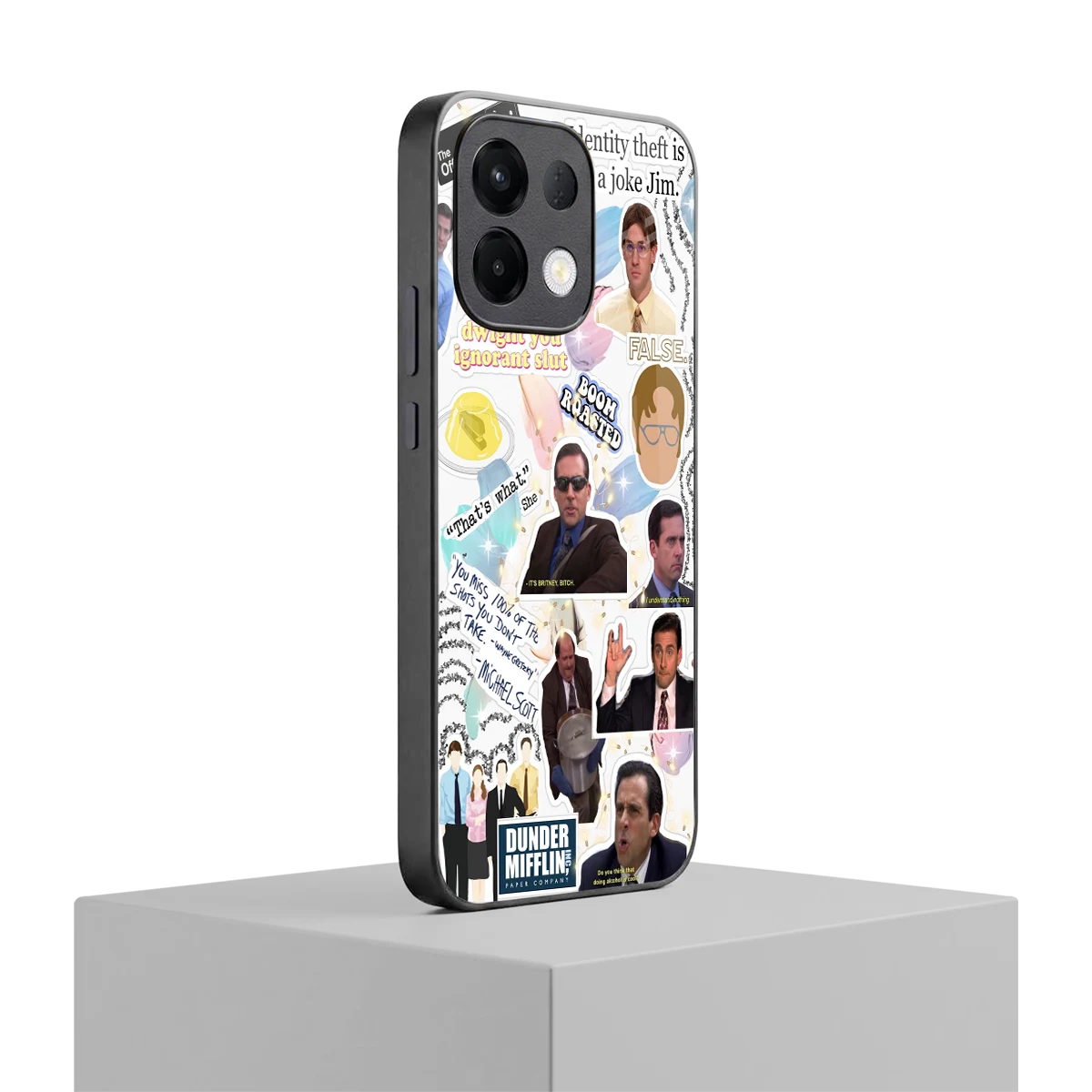 Office Mix oppo k13 5g mobile cover | shockproof glass phone case