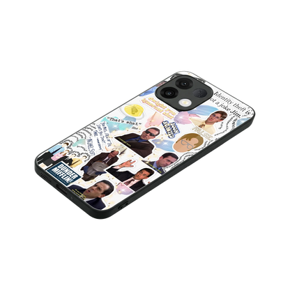 Office Mix stylish phone case for oppo k13 5g | glossy glass and slim fit