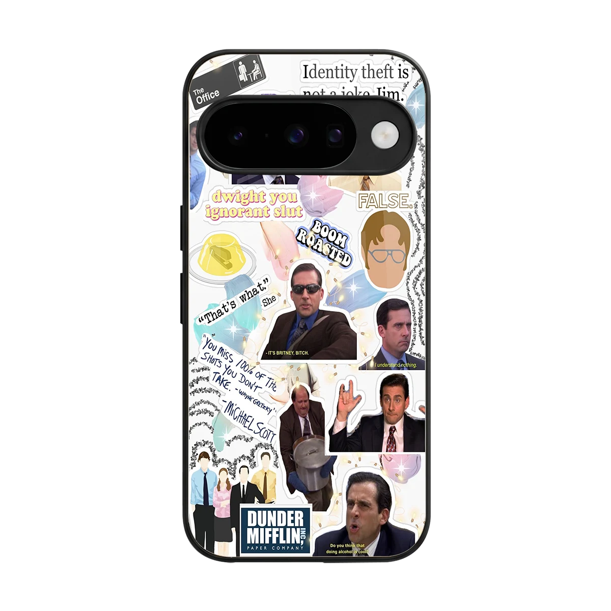 Office Mix back phone cover | glass case for google pixel 10