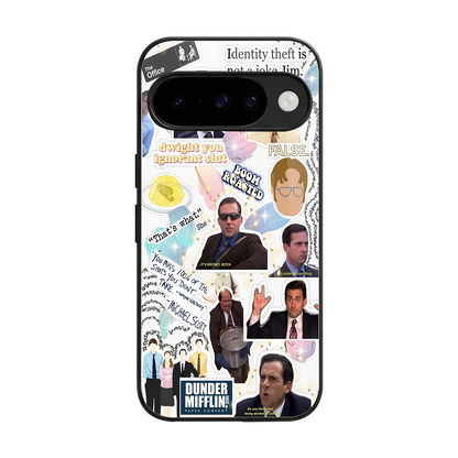Office Mix back phone cover | glass case for google pixel 10