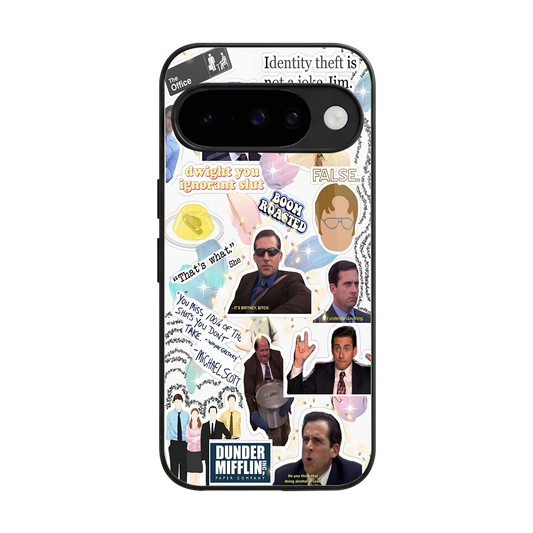 Office Mix back phone cover | glass case for google pixel 10